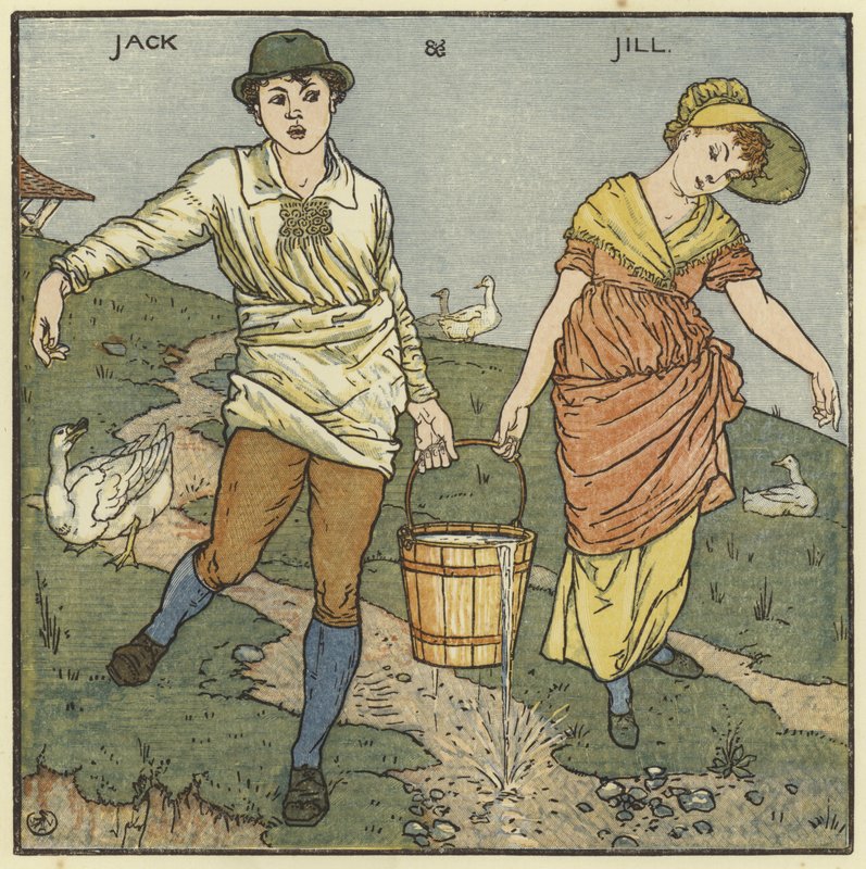 Jack y Jill de Walter Crane