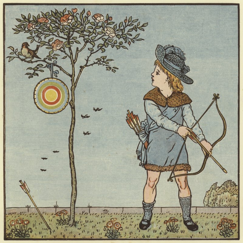 El pequeño gorrión de Walter Crane