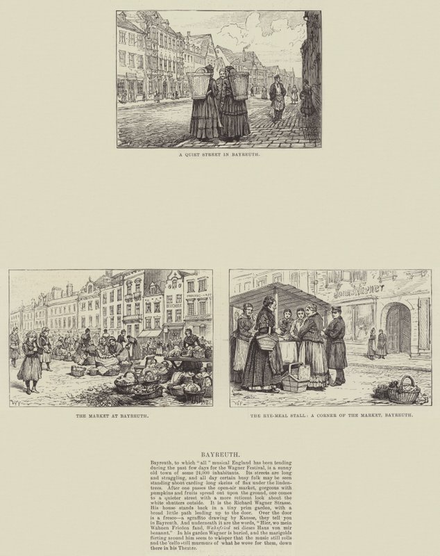 Bocetos de Bayreuth de Walter Paget