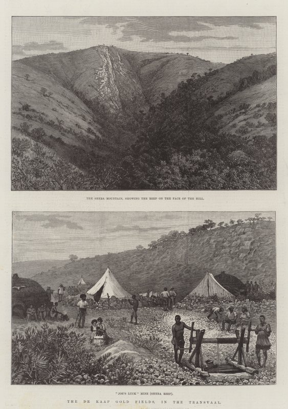 Los Campos de Oro De Kaap, en el Transvaal de Walter Paget
