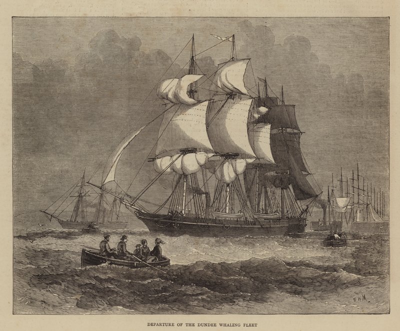 Salida de la Flota Ballenera de Dundee de Walter William May