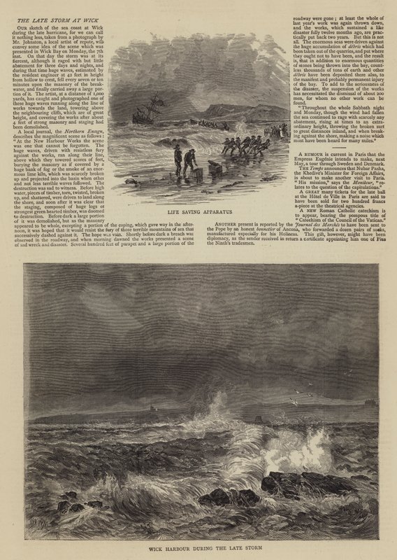 La última tormenta en Wick de Walter William May