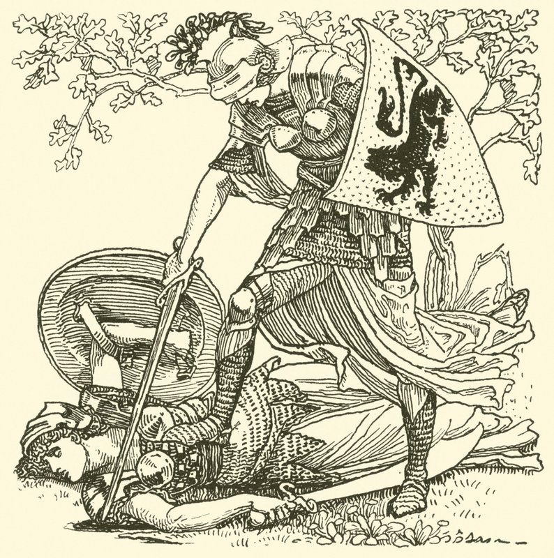 De la Reina de las Hadas de Spenser de Walter (after) Crane