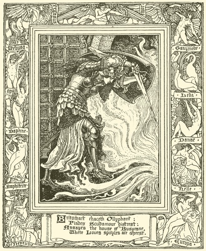 De La Reina de las Hadas de Spenser de Walter (after) Crane