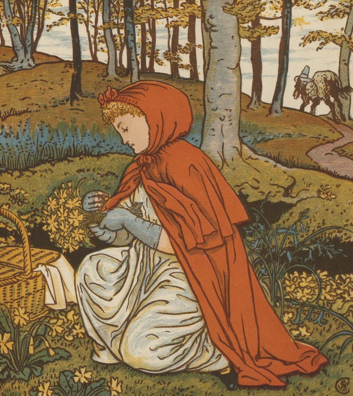 Caperucita Roja de Walter Crane