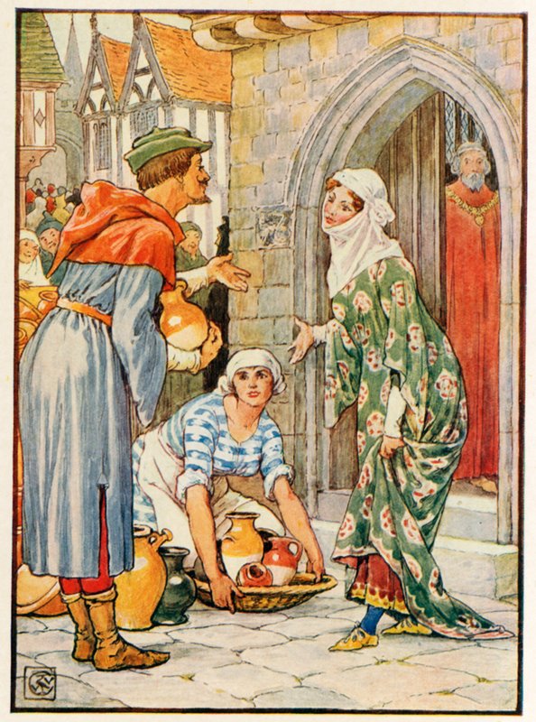 Robin Hood como el alfarero de Walter Crane