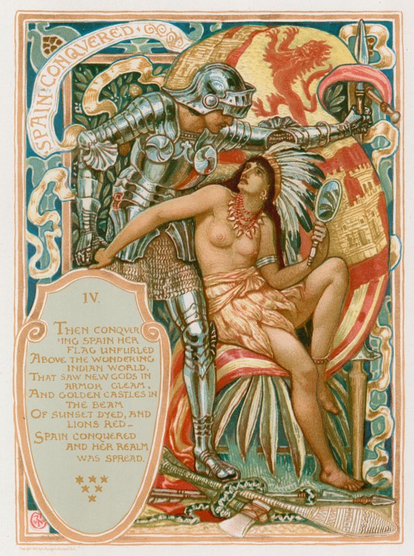 España conquistada de Walter Crane