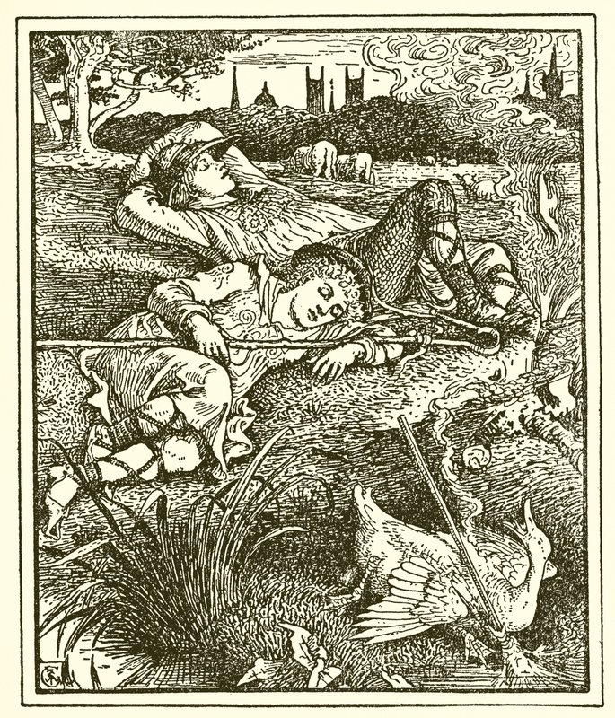 El cohete notable de Walter Crane