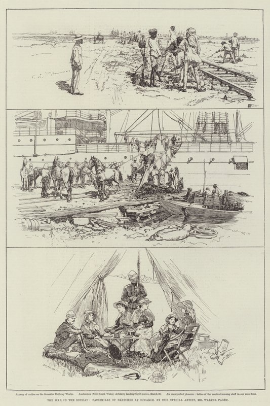 La Guerra en el Sudán de Walter Paget