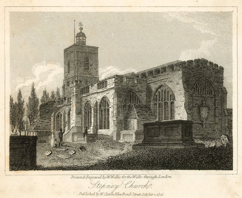 Iglesia de Stepney, Londres de Walter Wallis