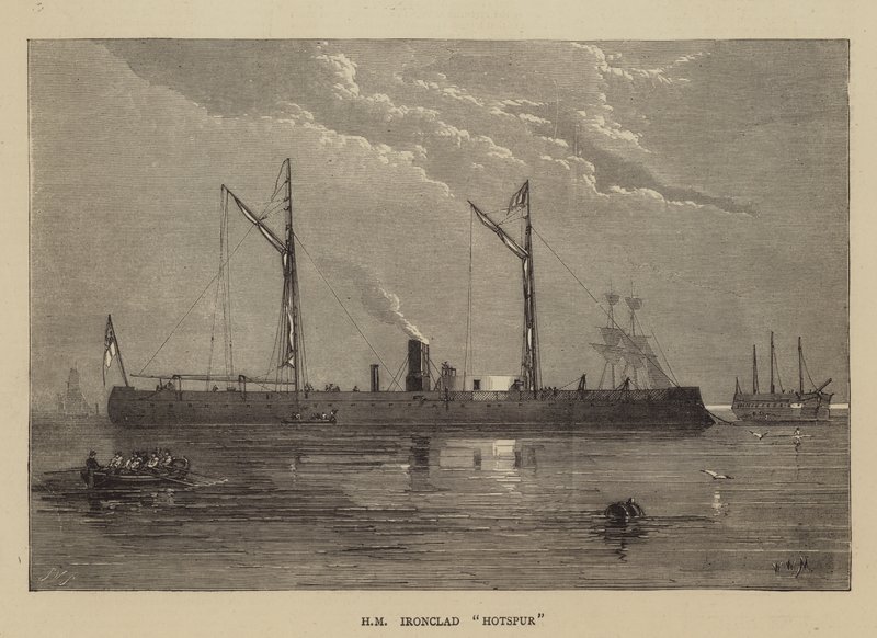 El acorazado HM Hotspur de Walter William May