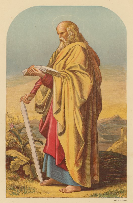 San Simón (litografía en color) de Wilhelm Kandler