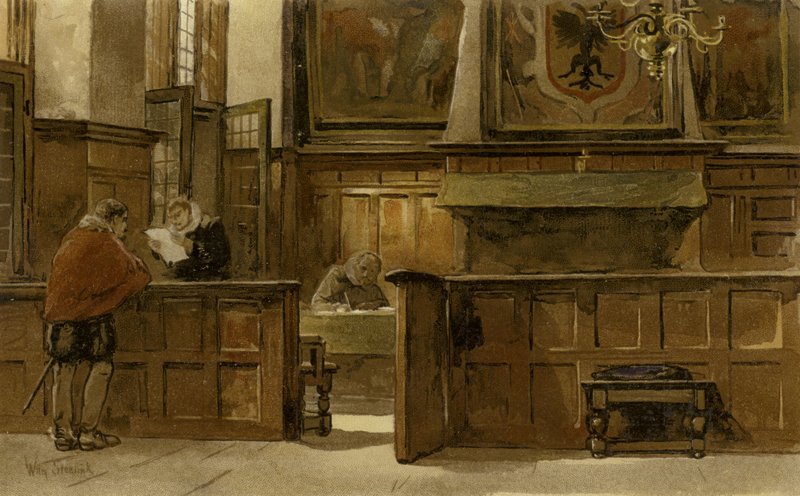 Sala del consejo del ayuntamiento, Naarden, 1603 de Willem II Steelink