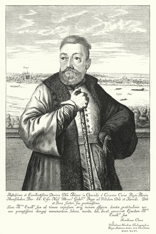 Adam Kazanowski, noble polaco-lituano de Willem (c.1597 1660) Hondius