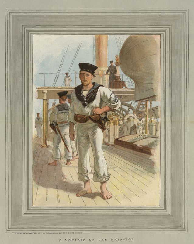 Un capitán del Main-Top de William Christian Symons
