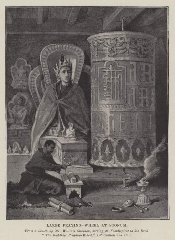 Gran rueda de oración en Soonum de William Crimea Simpson