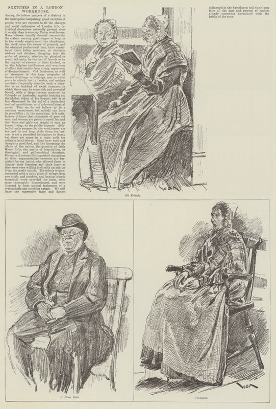 Bocetos en un asilo de Londres de William Douglas Almond