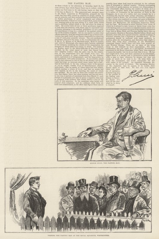 El hombre en ayuno de William Douglas Almond