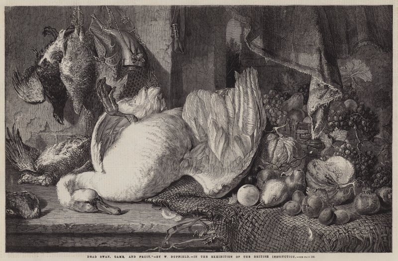 Cisne Muerto, Caza y Fruta de William Duffield