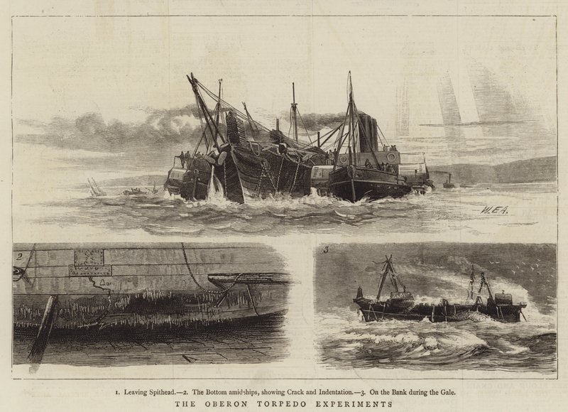 Los experimentos del torpedo Oberon de William Edward Atkins