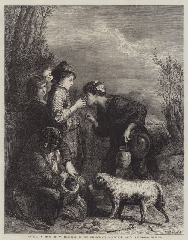 Dando un Mordisco de William Mulready