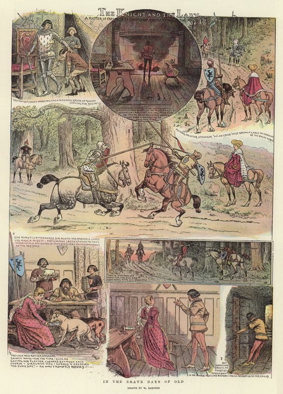 El caballero y la dama de William Ralston