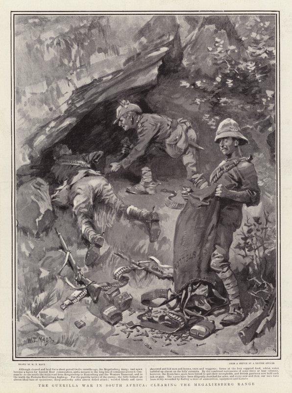 La Guerra de Guerrillas en Sudáfrica, despejando la Cordillera de Megaliesberg de William T. Maud