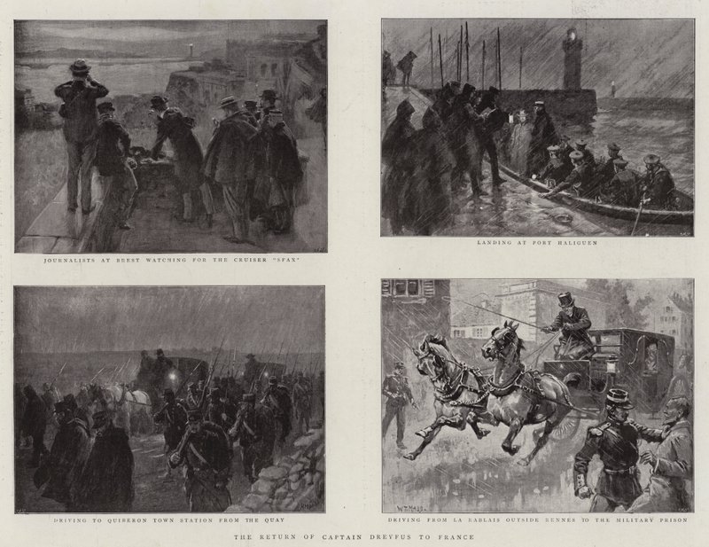 El regreso del Capitán Dreyfus a Francia de William T. Maud