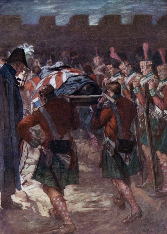 El entierro de Sir John Moore de William after Rainey