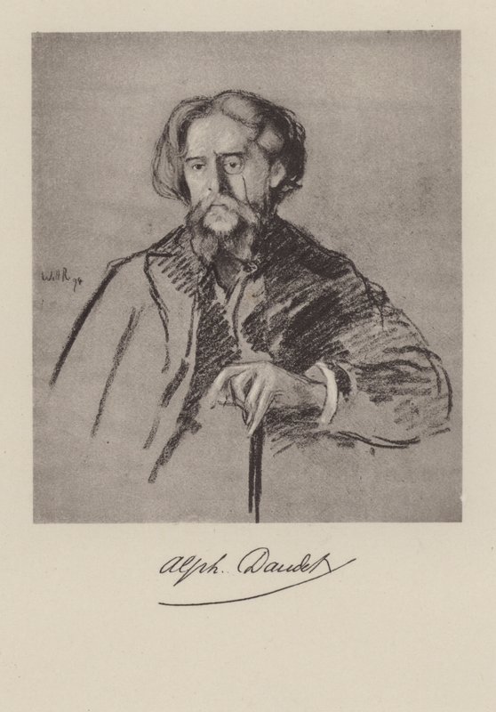 Alphonse Daudet, novelista francés de William after Rothenstein