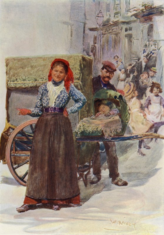 El órgano (litografia en color) de William (after) Rainey