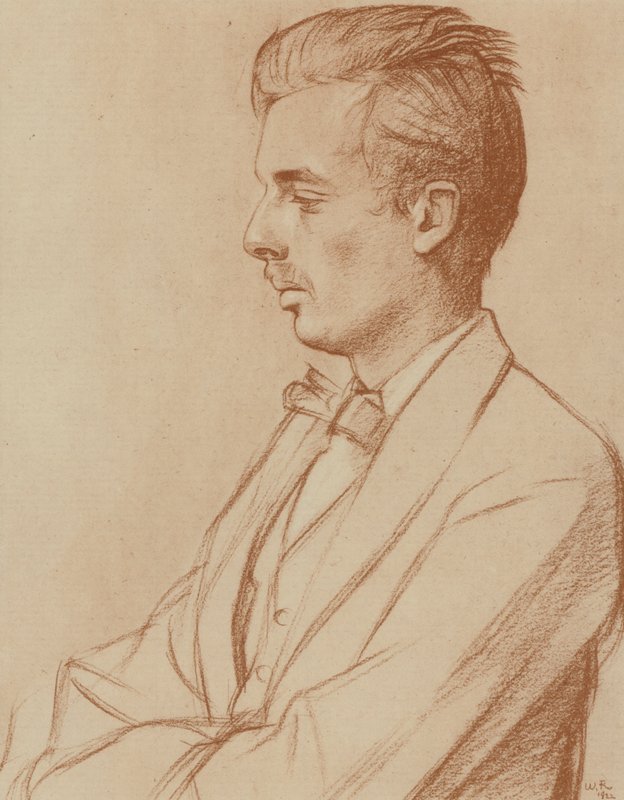 Aldous Huxley (lito) de William (after) Rothenstein