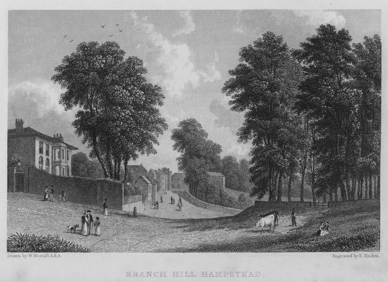 Branch Hill, Hampstead de William (after) Westall