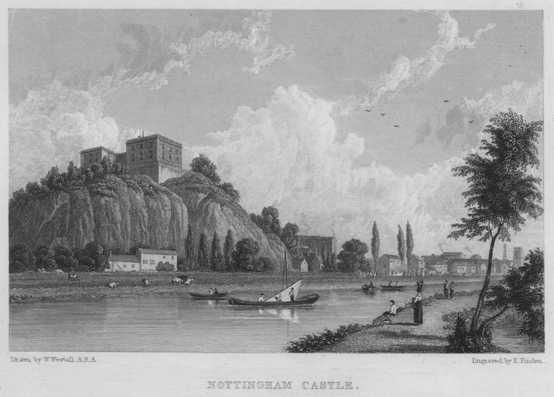 Castillo de Nottingham de William (after) Westall