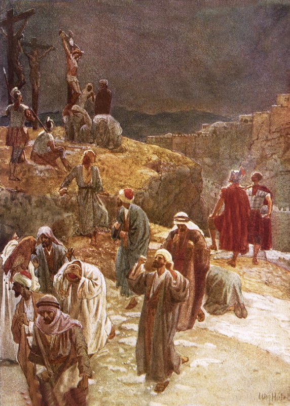 Jesús entregando el espíritu de William Brassey Hole