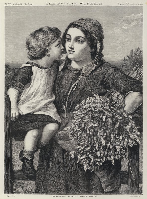La Espigadora (grabado) de William Charles Thomas (after) Dobson