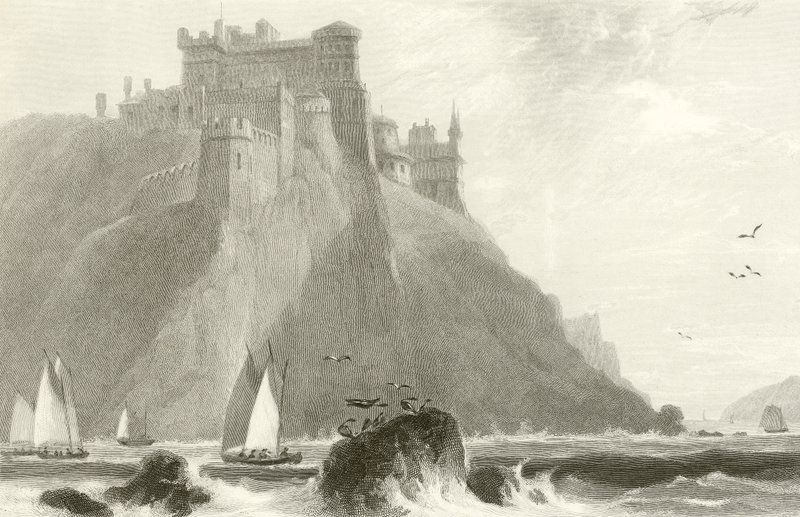 Castillo de Culzean, Ayrshire, Escocia de William Daniell