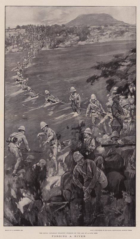 Cruzando un río de William Hatherell