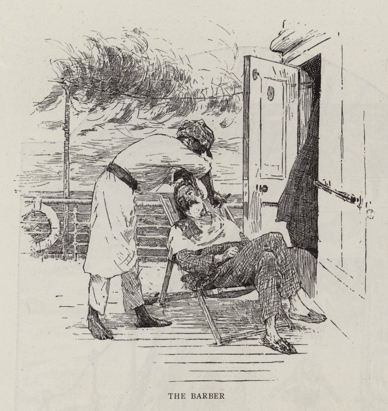 Vida en el Mar en un Transatlántico Australiano de William Hatherell