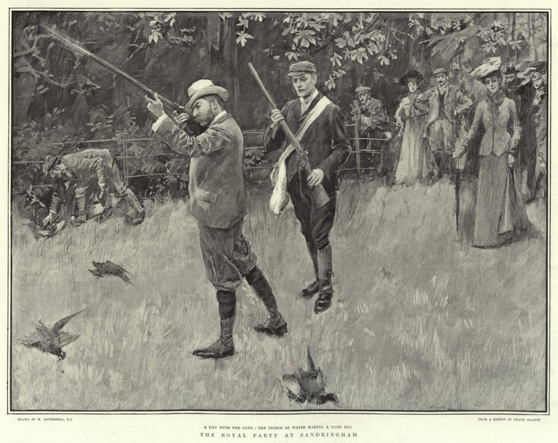 La fiesta real en Sandringham de William Hatherell