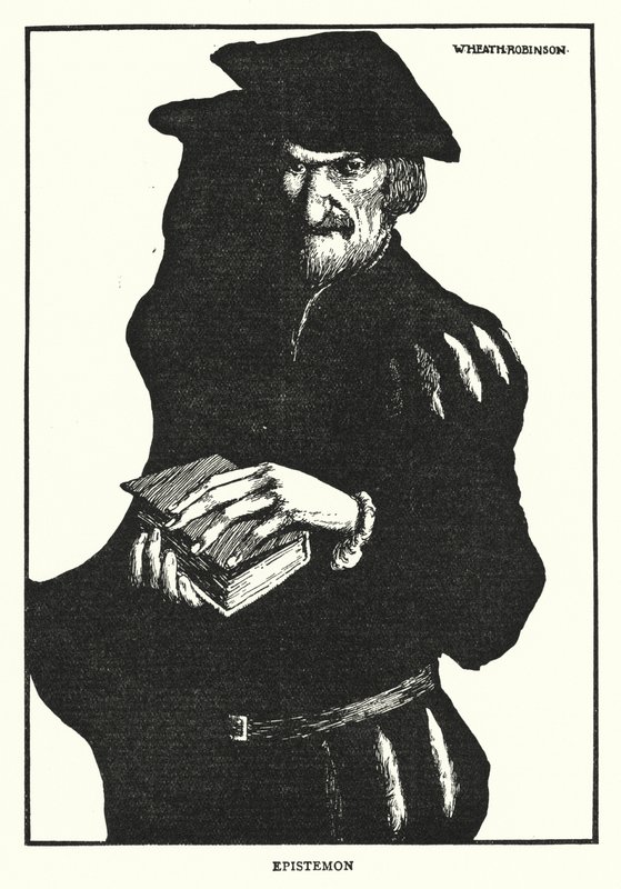Epistemon (litografía) de William Heath Robinson