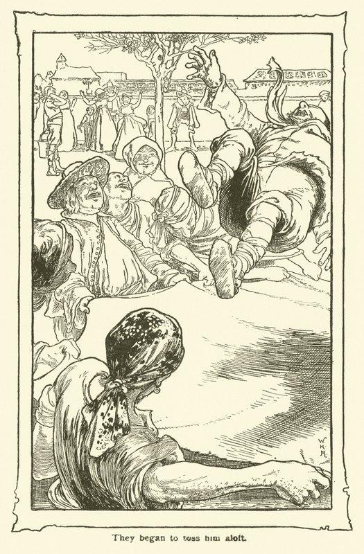 Ilustración para Don Quijote de William Heath Robinson