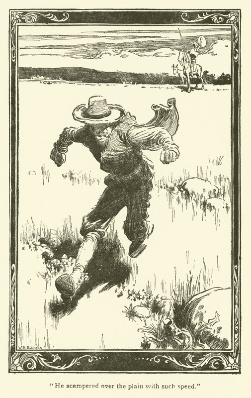Ilustración para Don Quijote de William Heath Robinson