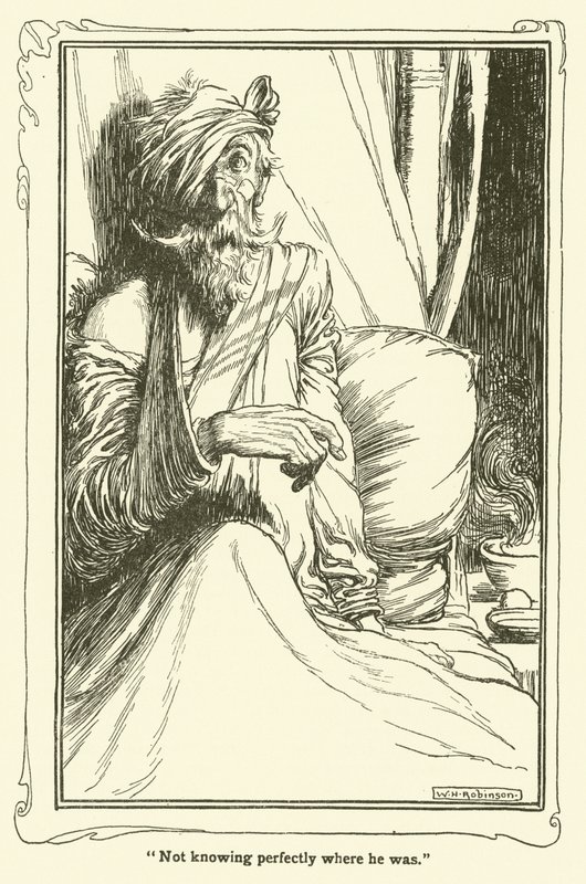 Ilustración para Don Quijote de William Heath Robinson