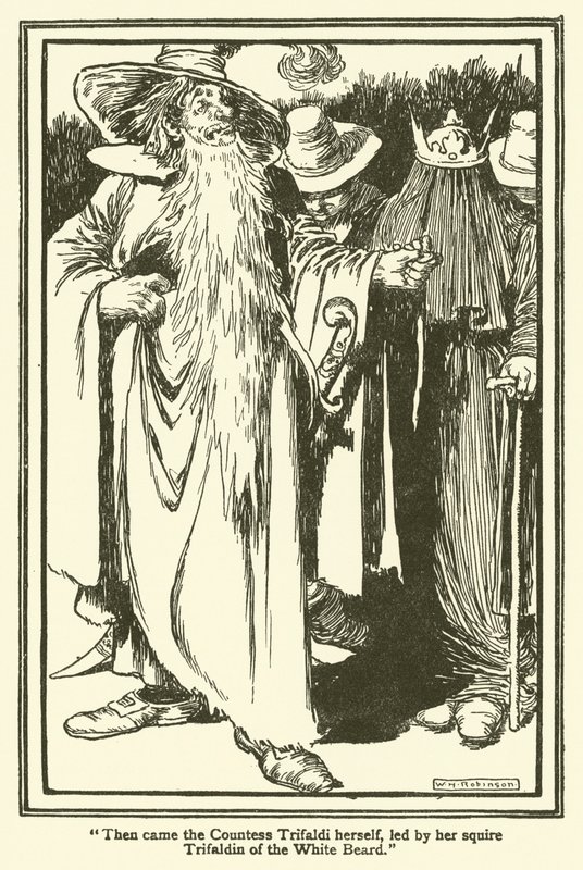 Ilustración de Don Quijote de William Heath Robinson