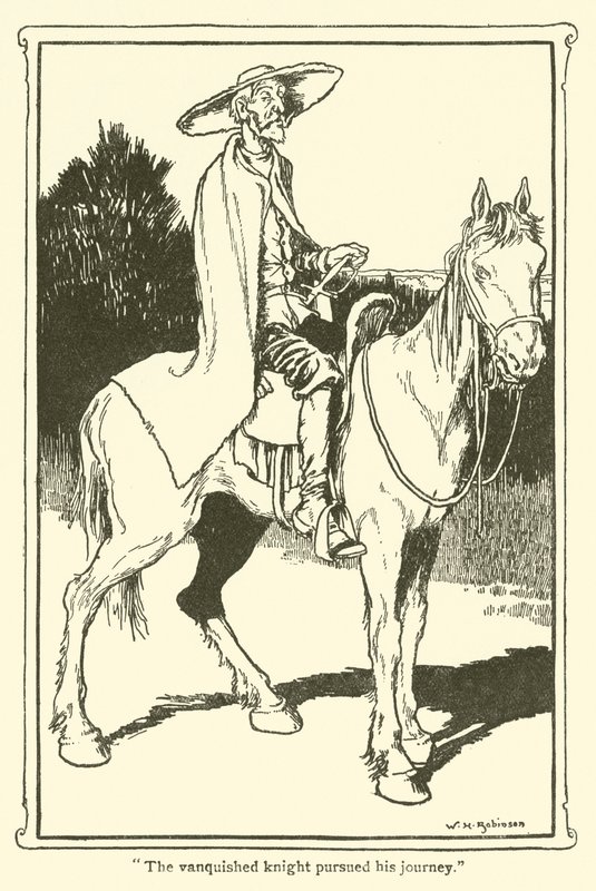 Ilustración de Don Quijote de William Heath Robinson