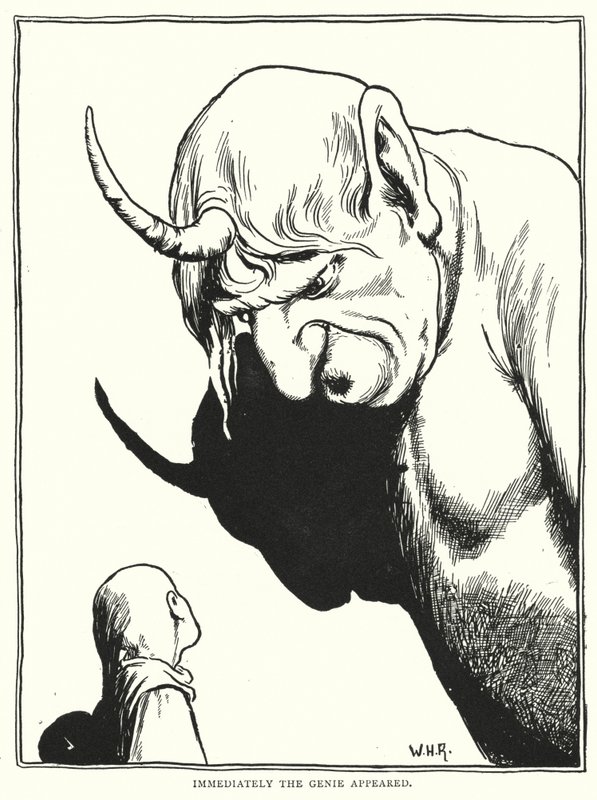Inmediatamente apareció el genio (grabado) de William Heath Robinson