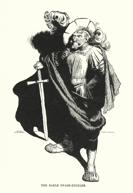 El espadachín conde de William Heath Robinson