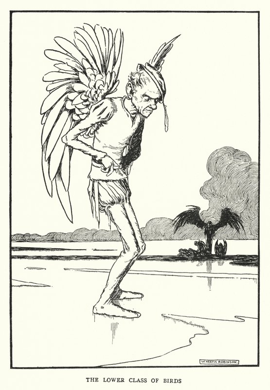La clase baja de los pájaros de William Heath Robinson