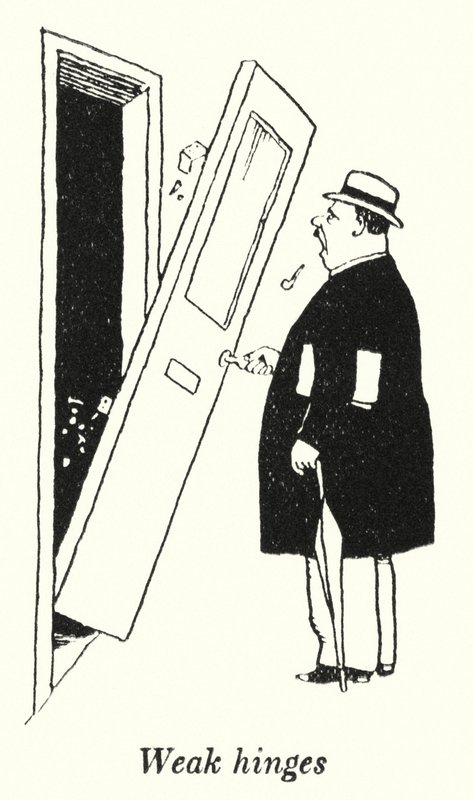 Bisagras débiles de William Heath Robinson